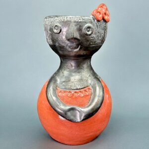 Jacques POUCHAIN (1925-2015) Vase Femme Atelier Dieulefit