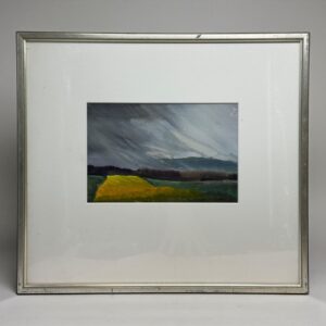 Kurt von BALLMOOS (1934-2016) aquarelle paysage de campagne