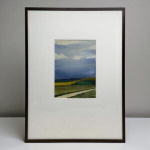 Kurt von BALLMOOS (1934-2016) aquarelle paysage Lac Léman