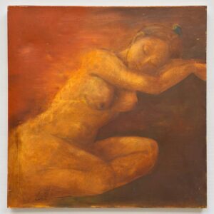 Carine DUTOIT-BORNER (1935-2025) - nu à l'huile sur toile