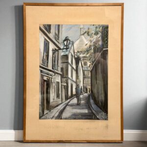 Willy James ROCHAT (1920-2004) Rue Saint-Rustique, Paris